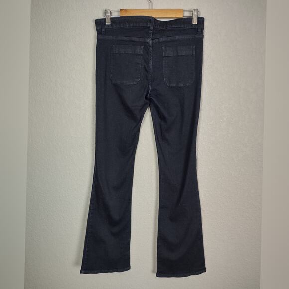 BCBGeneration Flared Dark Wash Blue Jeans Size 28 - Picture 2 of 13